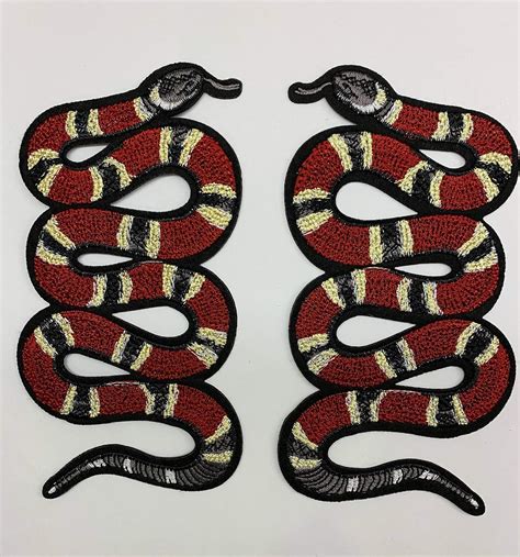 4x8.5cm gucci snake patches|Amazon.com: Gucci Snake.